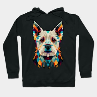 Low Poly Dog Hoodie